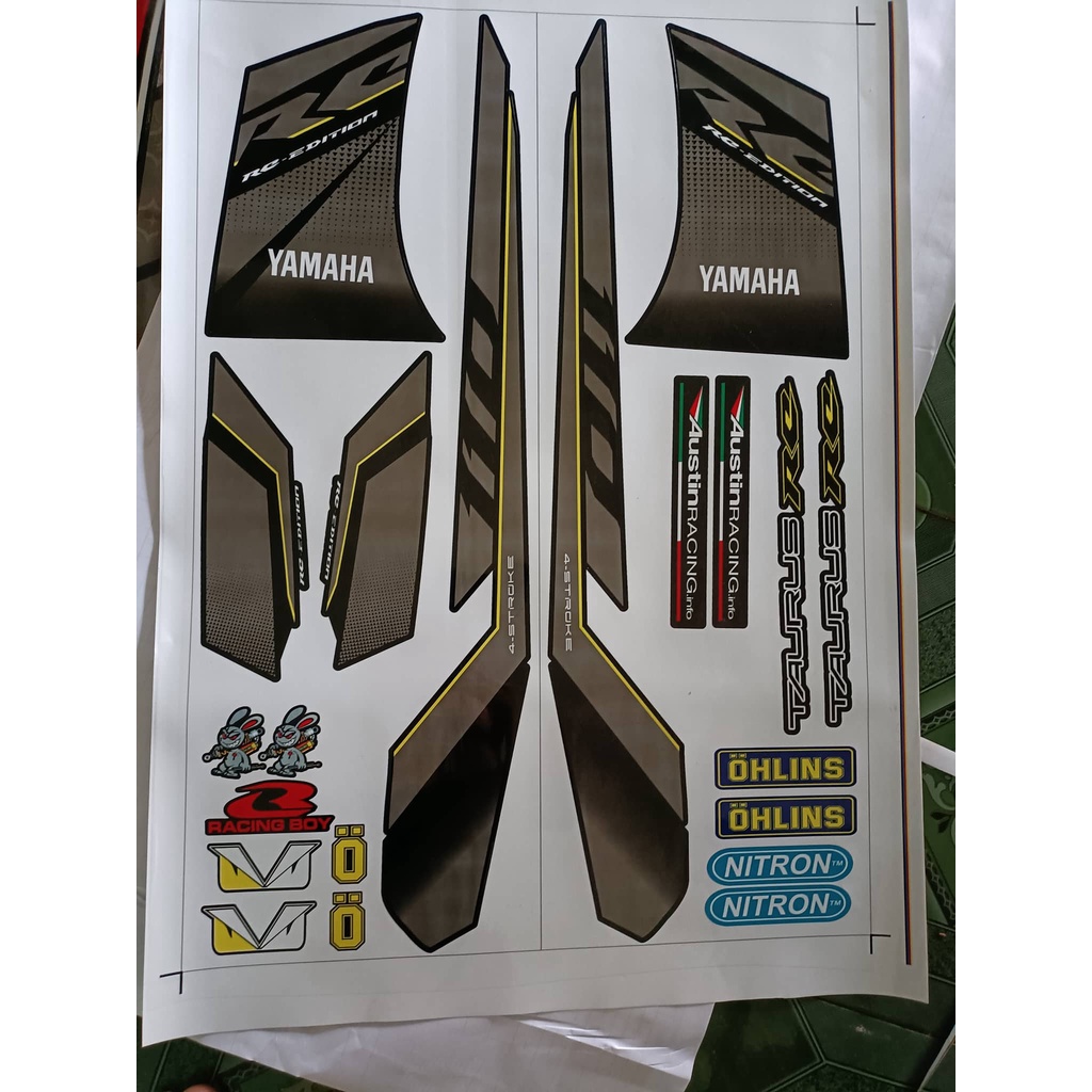 tem rời taurus RC đen xám