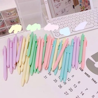 Bút gel mực đen vỏ màu pastel bút gel mực echopvpp