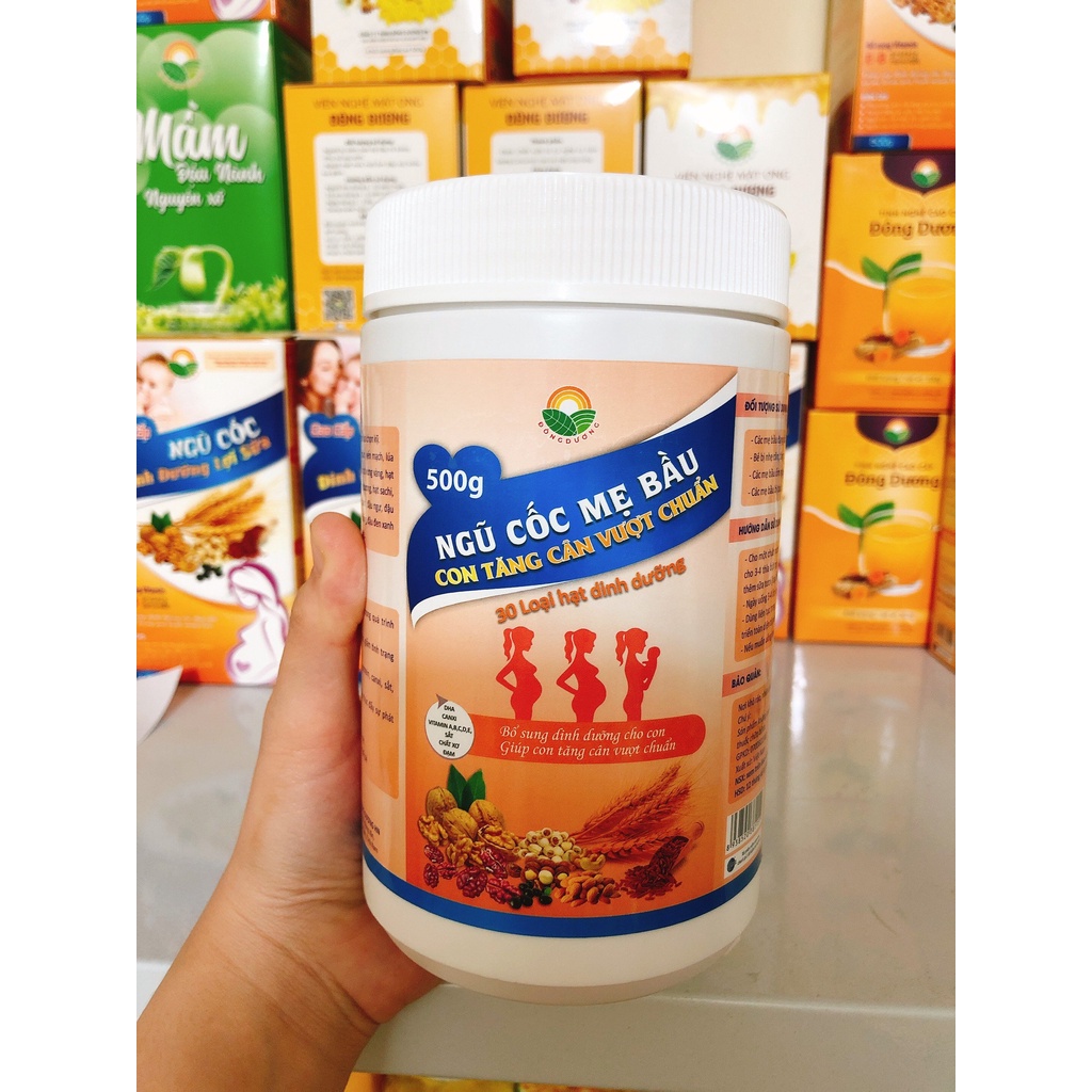 Ngũ Cốc Bầu Đông Dương Siêu Dinh Dưỡng 30 Loại Hạt 500g - Con Tăng Cân Vượt Chuẩn