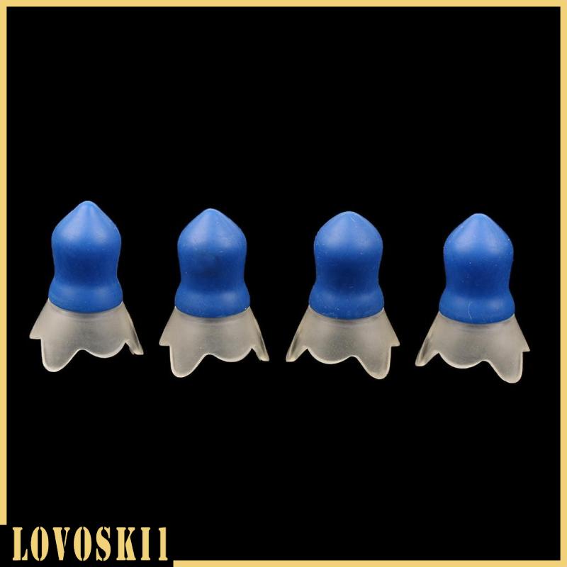 2 Cặp Nút Bịt Tai Giảm Áp Lực Không Khí Bằng Silicon Hình Máy Bay Bảo Vệ Tai