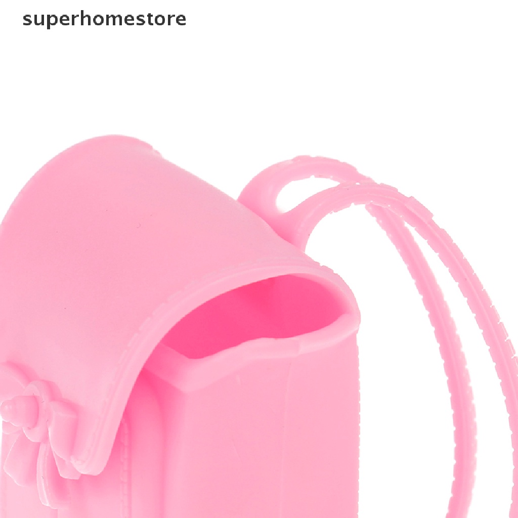 Superhomestore Túi Đi Học Bằng PVC Có Thể Tháo Rời Và Tháo Rời Cho Búp Bê Mầm Non UYI