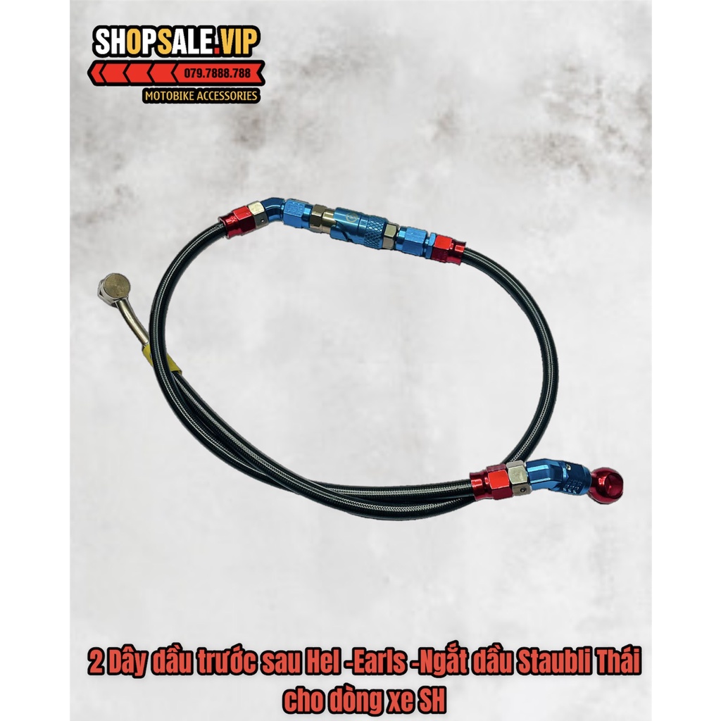 Combo Dây Dầu Ngắt Trước Sau Cho Sh350i