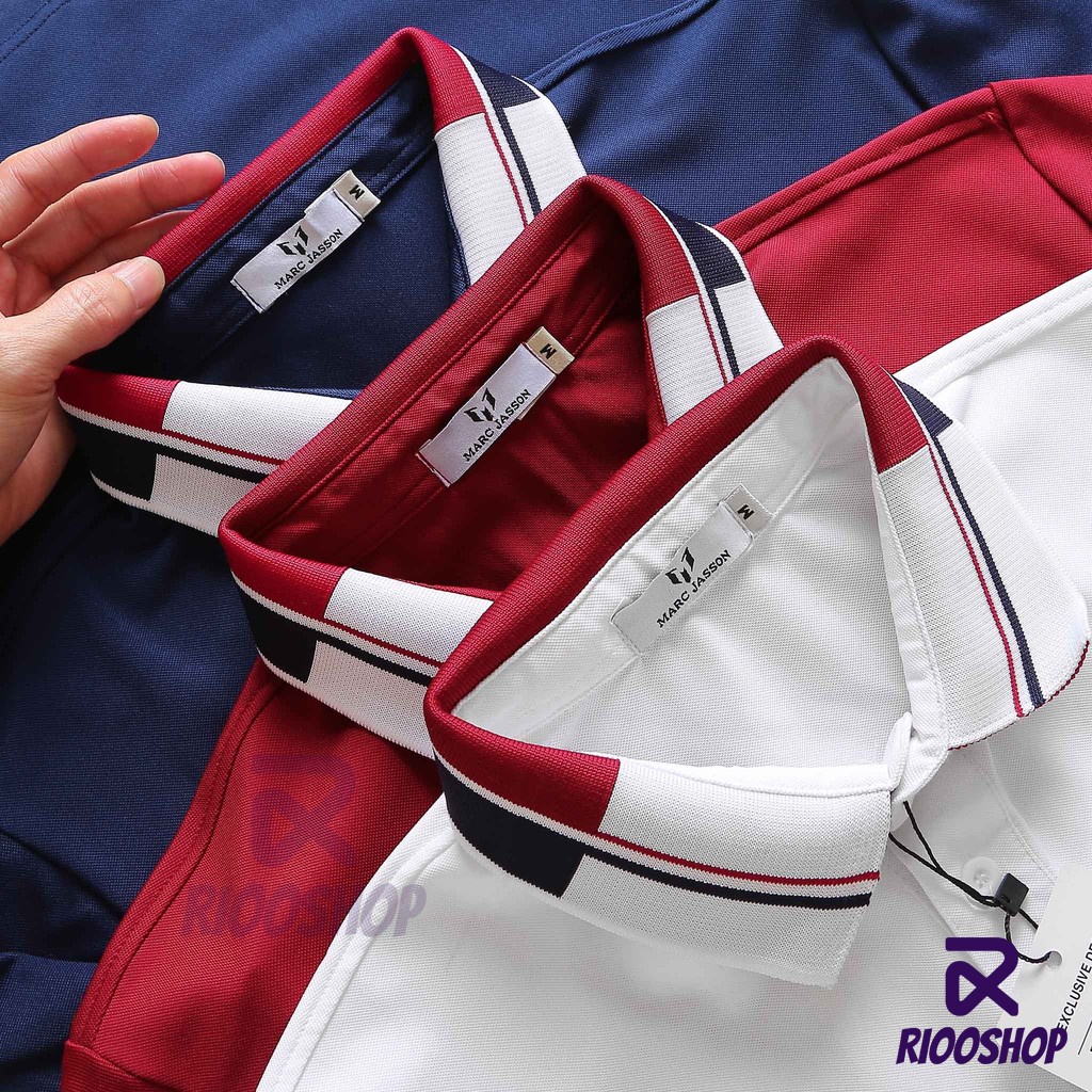 Áo phông nam có cổ, áo thun polo nam đẹp, tay ngắn, basic, big size, vnxk, màu trắng, xanh đen, đỏ đô RIOOSHOP RSP071