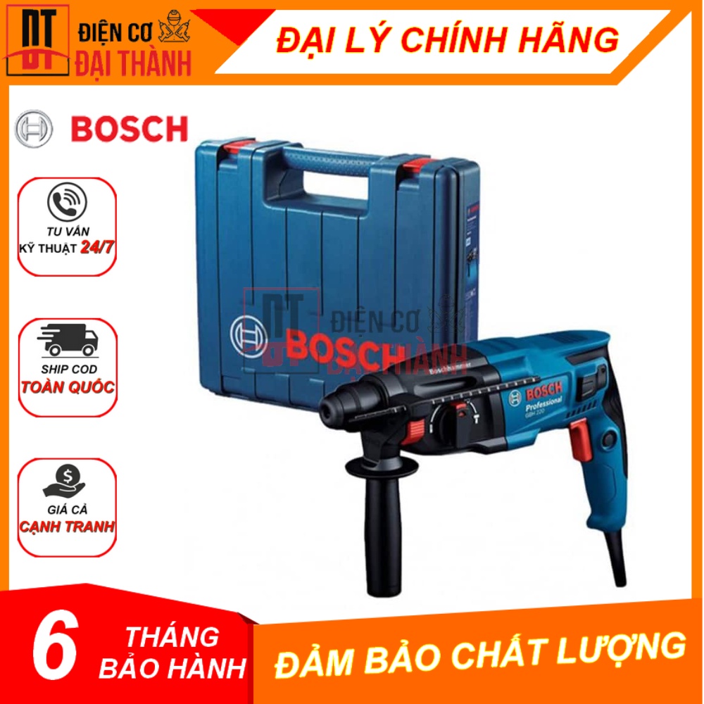 Máy khoan búa kiểu xoay dùng mũi SDS plus Bosch GBH 220