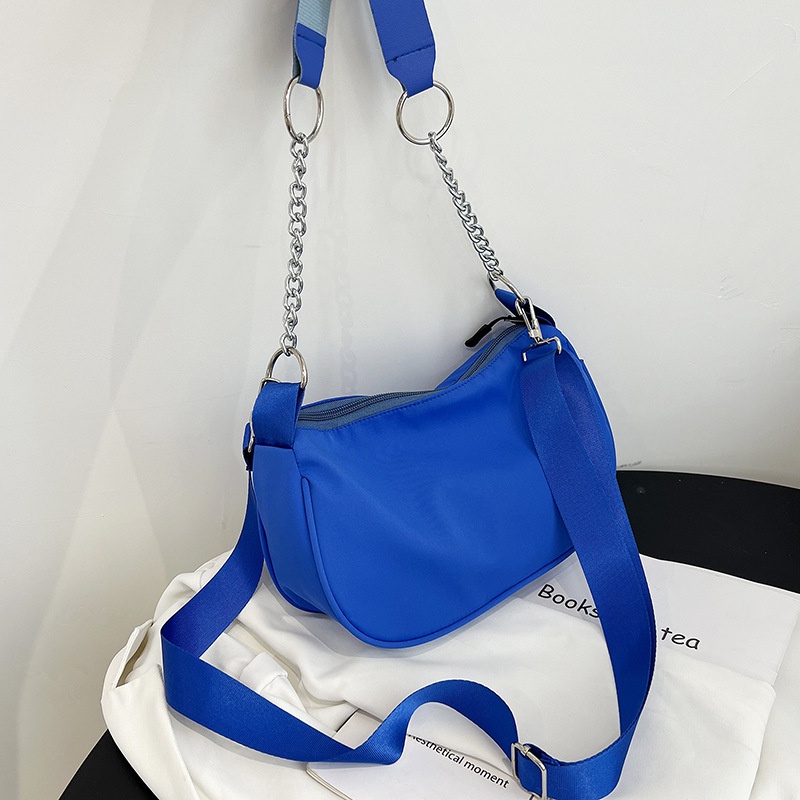 Túi đeo dưới cánh tay Bằng Vải Nylon Phong Cách Retro Đơn Giản Hàng Mới Dành Cho Bạn Nữ