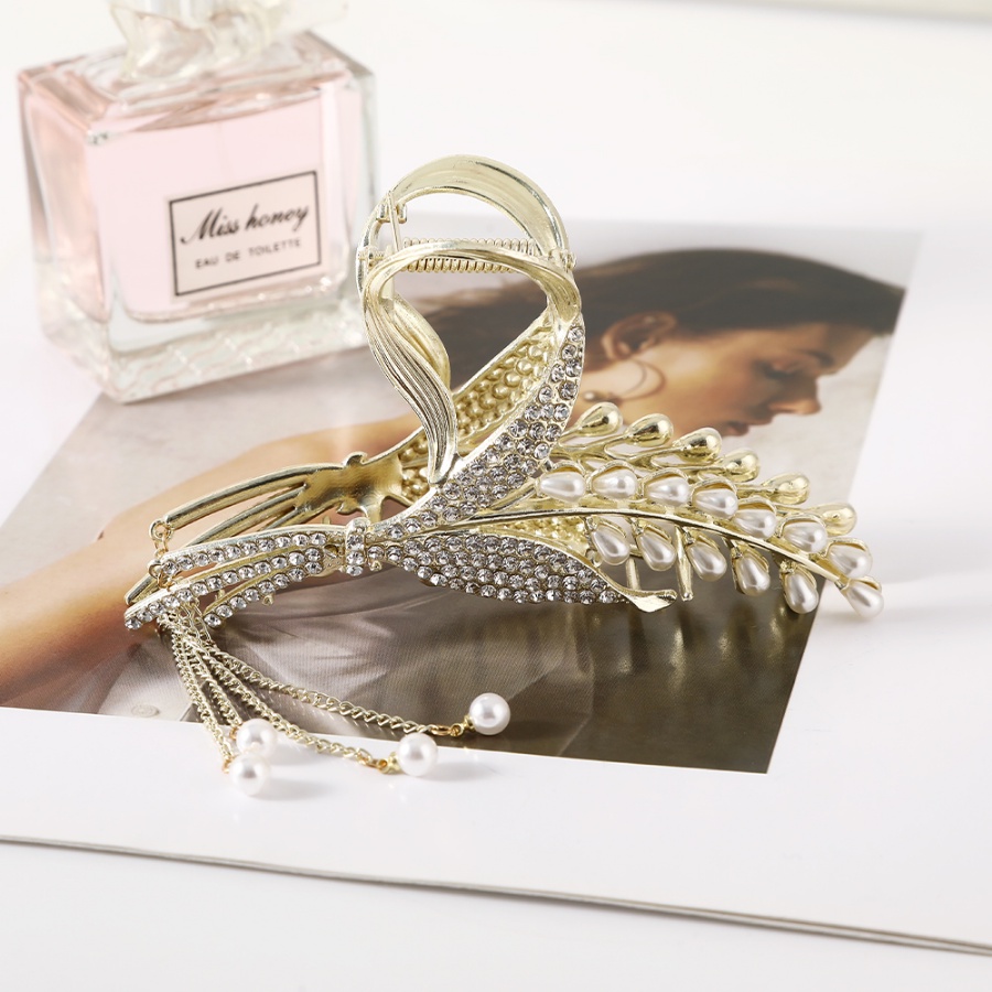 Kẹp Tóc Hình Hoa Đính Ngọc Trai Nhân Tạo Thời Trang