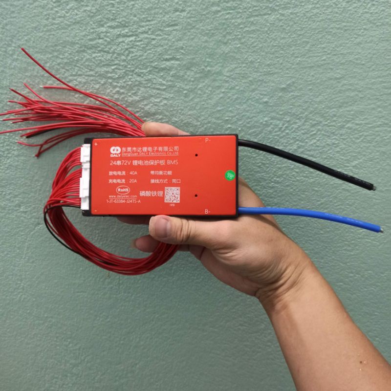 BMS DALY 24S 72V 40A sạc cân bằng pin sắt LiFePO4 3.2V