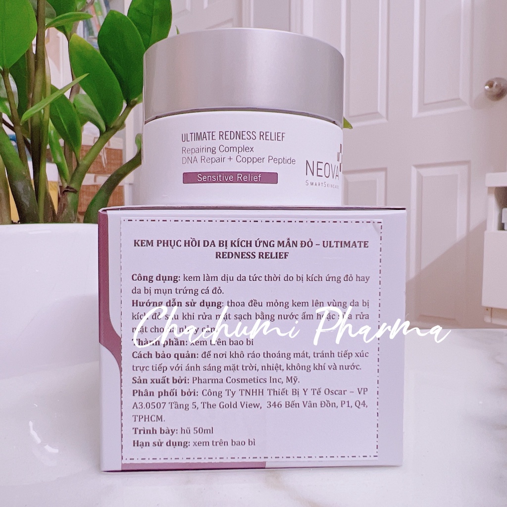 Kem làm dịu da đỏ kích ứng sưng rát Neova Ultimate Redness Relief 50ml
