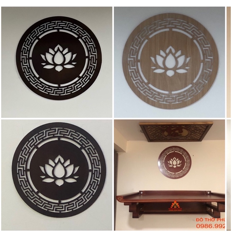 Bông sen ban thờ treo