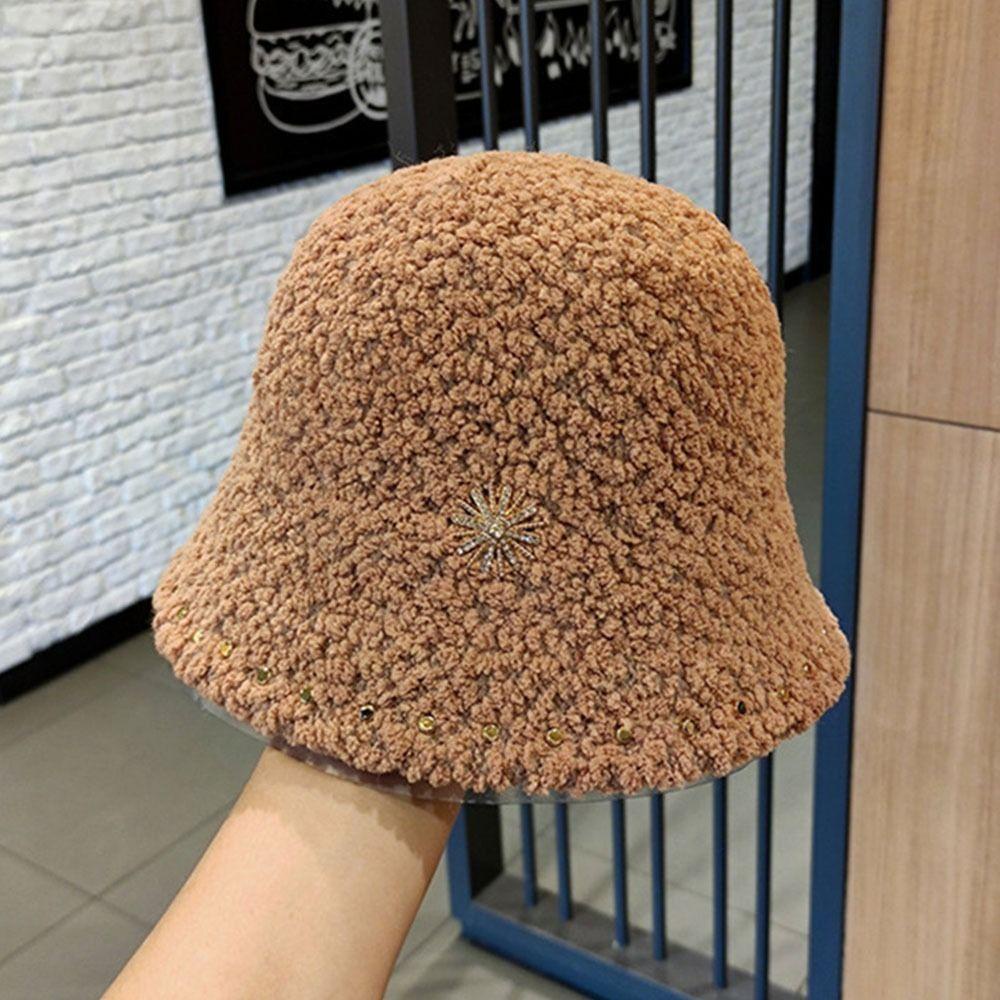 PATH Mũ Bucket Chất Liệu Mềm Mại Giữ Ấm Thời Trang Trẻ Trung Cho Nữ