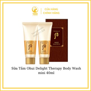 Set sữa rửa mặt và tẩy trang The History Of Whoo Gongjinhyang 40ml