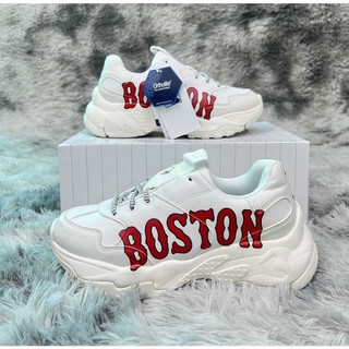 Giày mlb Thể Thao Nam Nữ Mlb BOSTON chữ in siêu đẹp hàng chuẩn rep1.1 full bill box phụ kiện