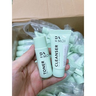 [ date 08/2025 ] Combo Mini Sữa Rửa Mặt và Toner DA by MOI