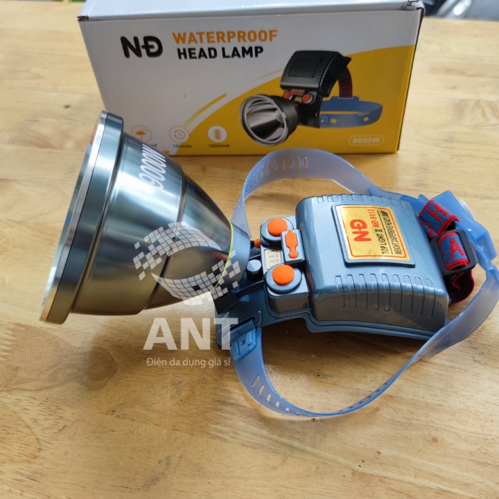 Đèn pin đội đầu siêu sáng chống nước , chóa 12cm - NĐ 9110 , chóa 10cm - 9950