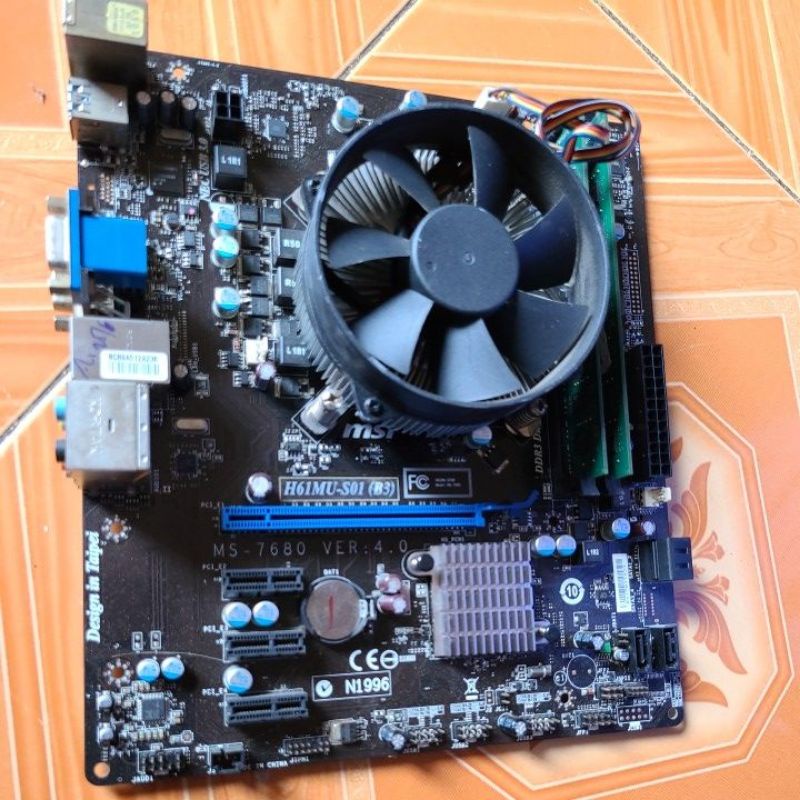 combo maiboard msi cpu i5 2400 ram 4gb hdd 250gb
