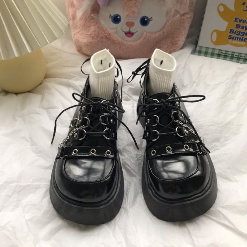 Giày Mary Jane nữ đế cao phong cách Lolita Gothic