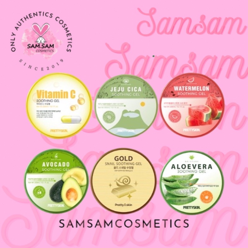 Gel Dưỡng Đa Năng Rau Má Pretty Skin - PrettySkin Jeju Cica Soothing 300g