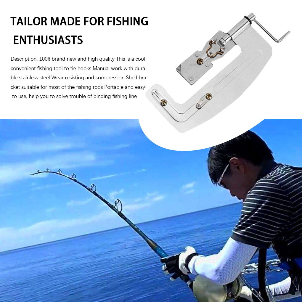 Dụng Cụ Thắt Nút Dây Câu Cá Bằng Thép Không Gỉ