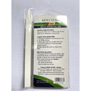 (hàng cty) Kiềm cắt da Quyên D666( tặng dũa)