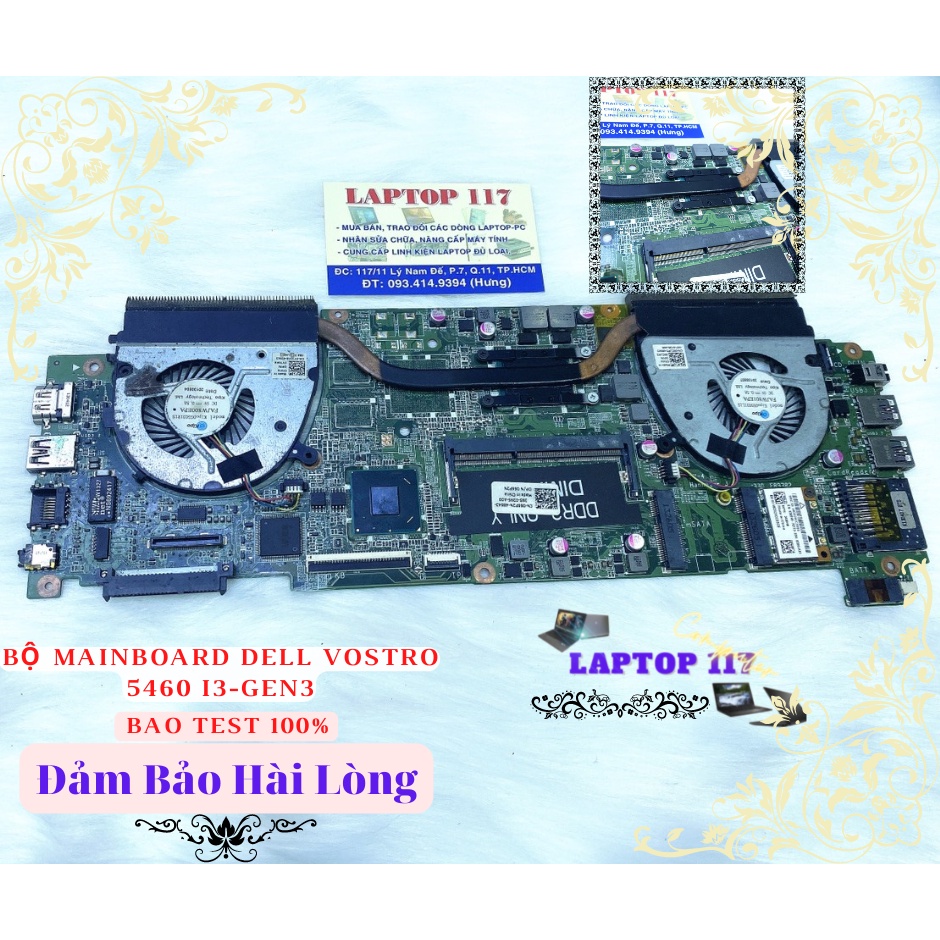 Bộ Mainboard DELL Vostro 5460 I3 Thế Hệ 3 Main Zin 100% không Sữa Chữa