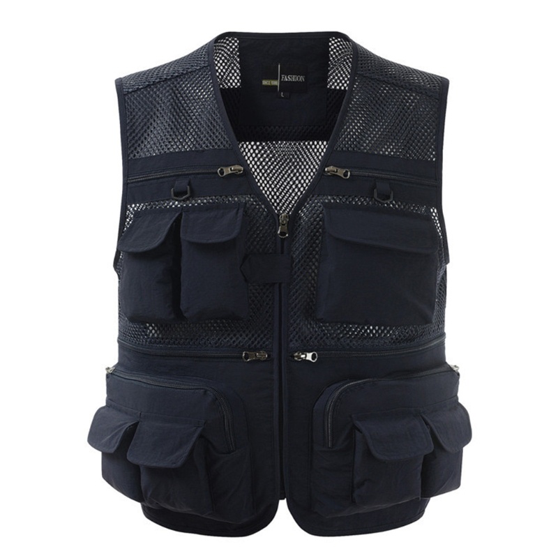 Áo Gile Nam Túi Hộp - Áo GhiLê Nhiều Túi