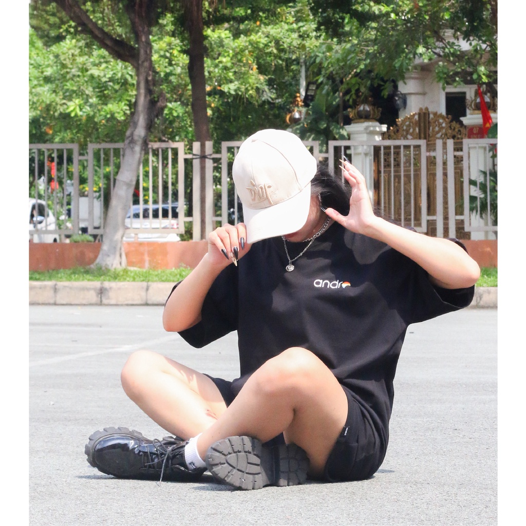 Áo thun Trơn Cotton Unisex Nam Nữ, Form rộng thoải mái