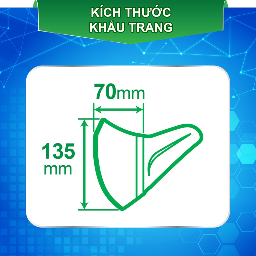 Khẩu trang Unicharm 3D Mask High Block siêu bảo vệ size M hộp 100 miếng