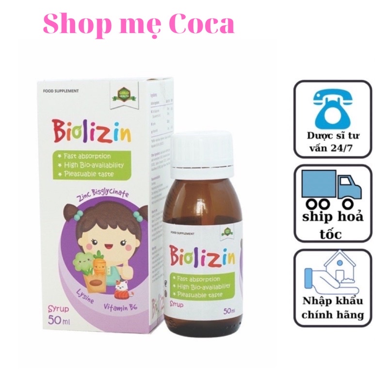 Combo men 10 chủng bioamicus và kẽm biolizin