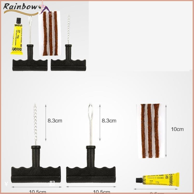 Bộ Dụng Cụ Sửa Chữa Lốp Xe Hơi / Xe Đạp Bằng Cao Su