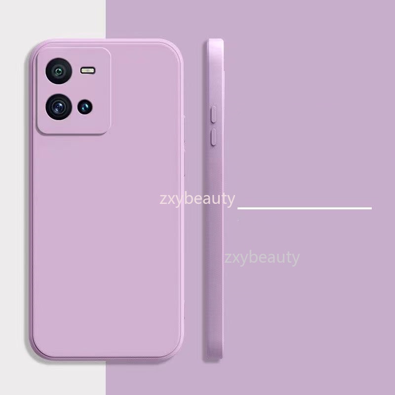 Ốp Điện Thoại TPU Dẻo Vuông Cao Su Mềm Cho Vivo V25 V25E Y35 4G 2022 VIVOY35 V25 Pro V25Pro