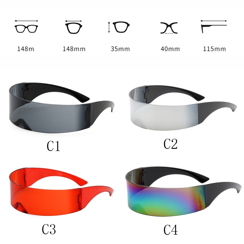 Kính Mát Hình Chữ Nhật Thời Trang Cho Nam Nữ