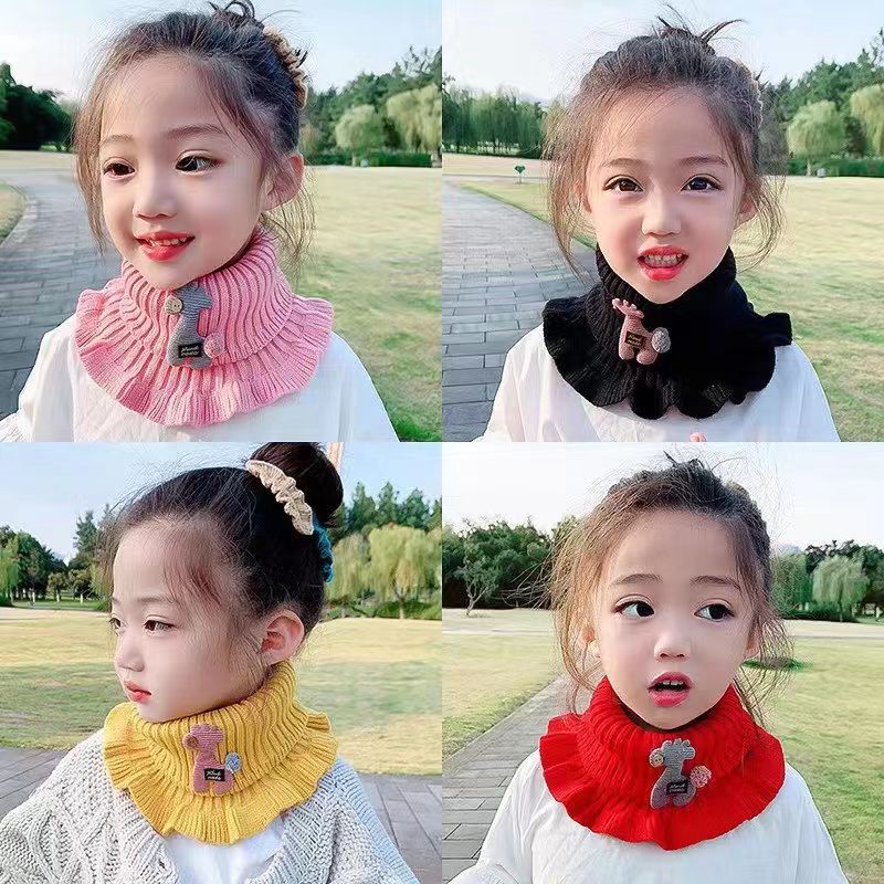 Khăn Quàng Cổ Cho Bé Mùa Đông 3-10 Tuổi Khăn Ống K61