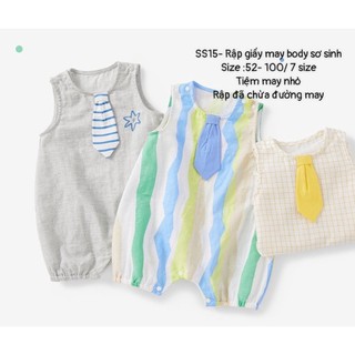 SS15_Rập giấy may body sơ sinh