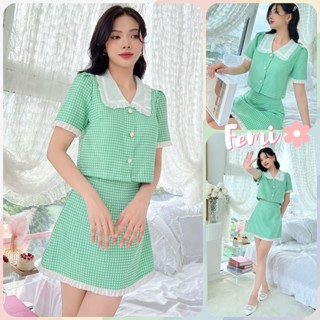 Set Dạ Tweed, set bộ tweed xinh xắn, set áo rời váy rời, bộ đồ tweed