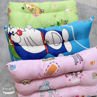 Gối bông thông hơi trẻ em chất liệu cotton mềm mát, gối ngủ trẻ em bảo vệ đầu cho trẻ