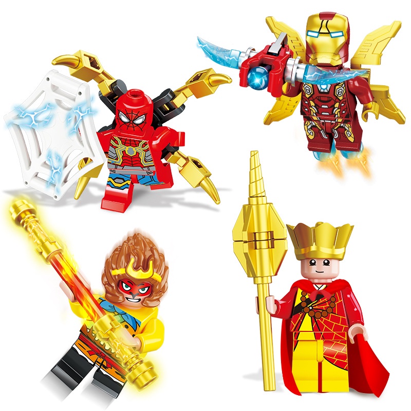 Đồ Chơi Lego Lắp Ráp Nhân Vật Siêu Anh Hùng Ninja Cỡ Nhỏ Dễ Thương Cho Bé Trai
