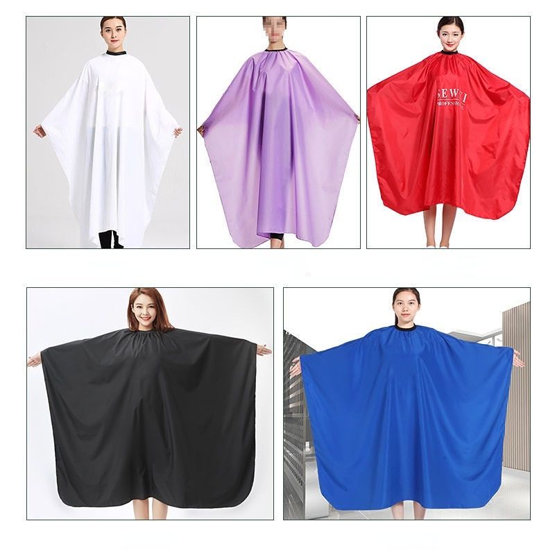 Áo choàng cắt tócTony &amp;Guy có chun ở cổ co giãn, khăn choàng cắt tóc dùng cho gia đình và salon