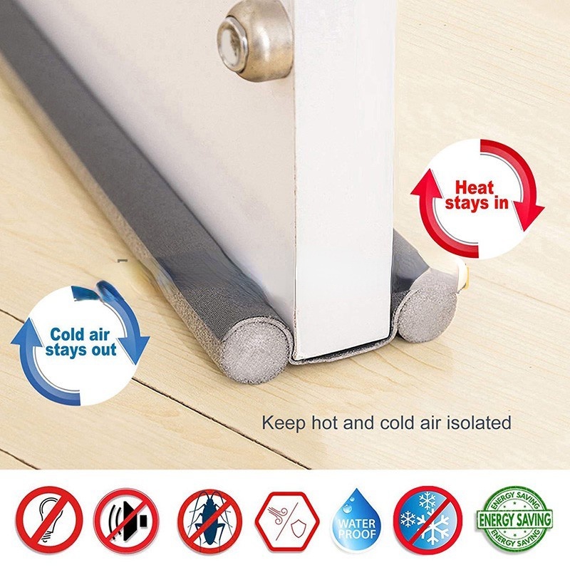 Dải Chặn Khe Cửa Cách Âm Chống Bụi Chống Tiếng Ồn 92CM