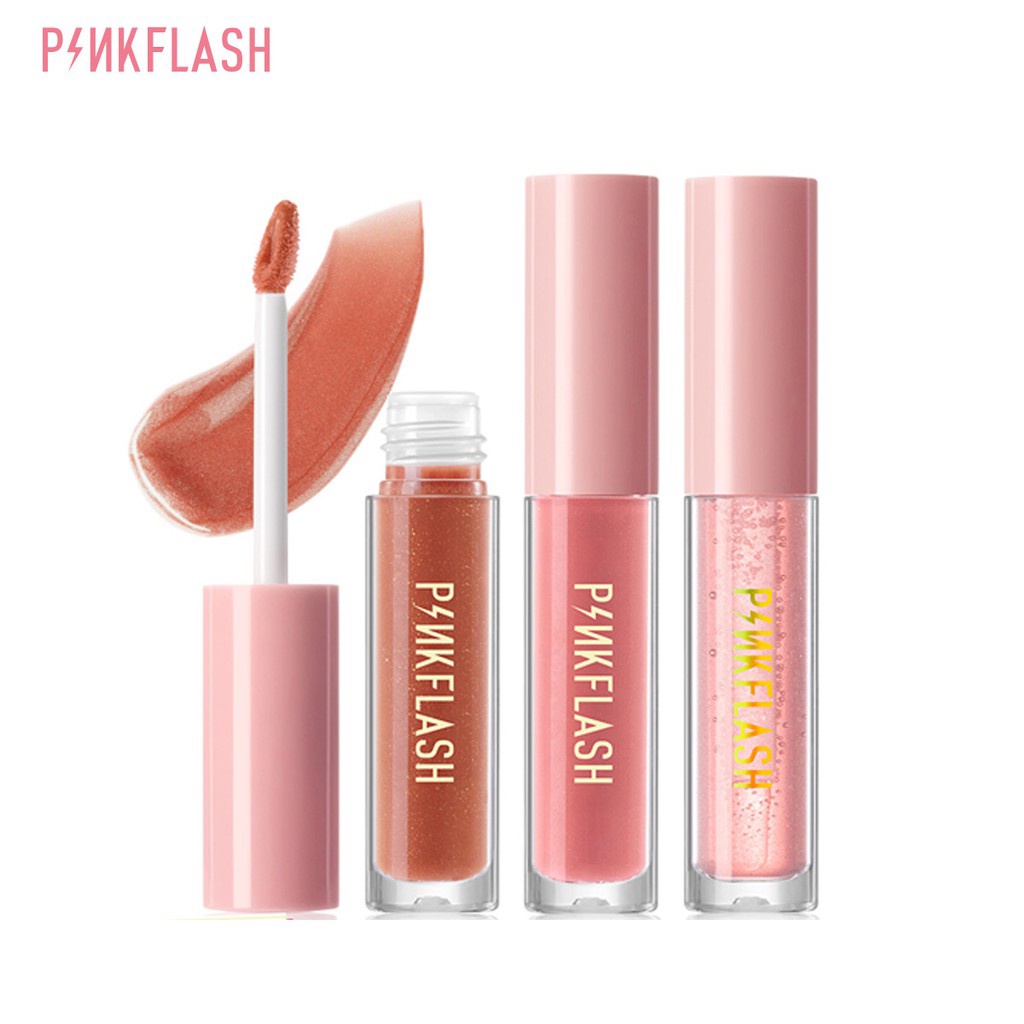 Son bóng PINKFLASH 30g dưỡng ẩm sáng bóng và ánh nhũ chất lượng cao cho đôi môi gợi cảm