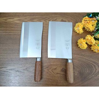 Dao chặt xương lưỡi cong cán gỗ