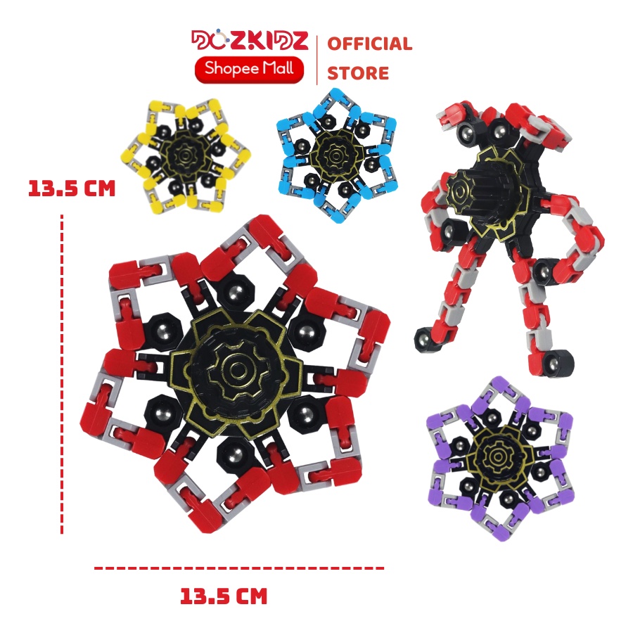 Đồ chơi con quay fidget spinner biến hình robot  giải trí giảm stress cho trẻ em và người lớn - DOZKIDZ