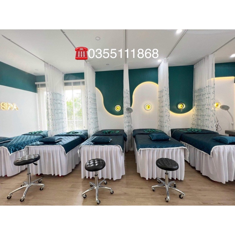 Tấm phủ giường spa lụa trần bông 1,1x2,2 mét