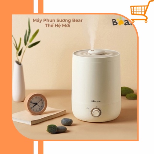Máy phun sương tạo ẩm Bear, khuếch tán tinh dầu - Làm sạch không khí, dung tích lớn 4.5L -BẢO HÀNH 6 THÁNG