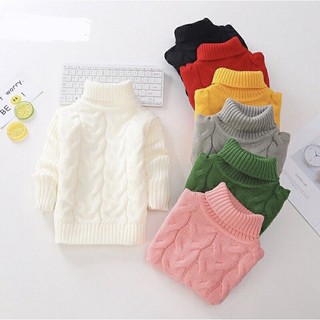 ÁO LEN CỔ CAO CHO BÉ TRAI BÉ GÁI 12-22kg