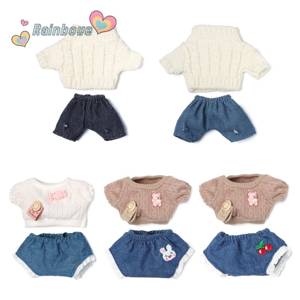 Bộ Quần Áo Màu Cầu Vồng Dành Cho Búp Bê 20cm