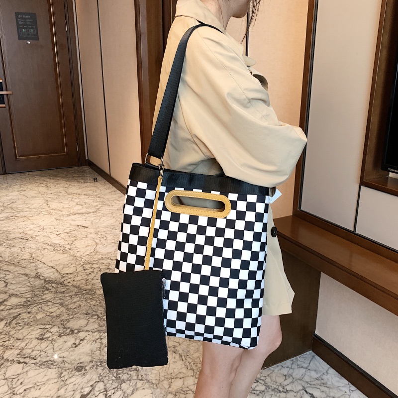 Set Túi Xách Và Túi Đeo Vai Bằng Vải Bạt Kích Thước Lớn Thời Trang Mùa Hè Hàng Mới 2022 Dành Cho Bạn Nữ