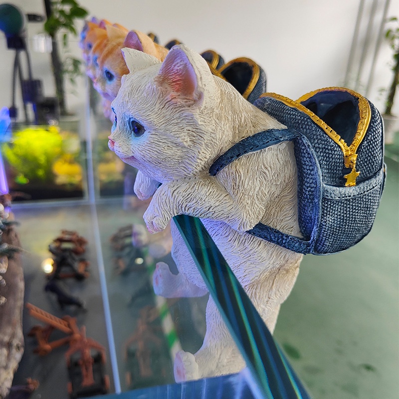 Chậu Cây Hình Mèo Bằng Resin Dễ Thương Dùng Trang Trí Sân Vườn