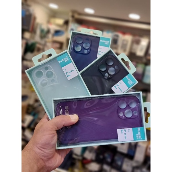 IPhone 15 pro max ,15 pro ,14 pro max,12 pro max.13 Pro, 13 Pro Max _ Ốp lưng Memumi nhám mỏng 0.3mm siêu mỏng đẹp