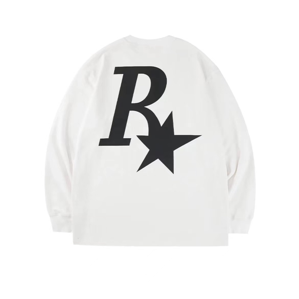 NRVP Mới Áo Thun Tay Dài Dáng Rộng In Chữ Phong Cách Hàn Quốc 2023