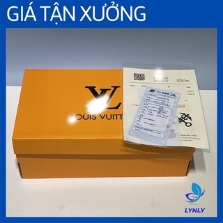 Hộp giày lv, box giày dép eo vì giá xưởng